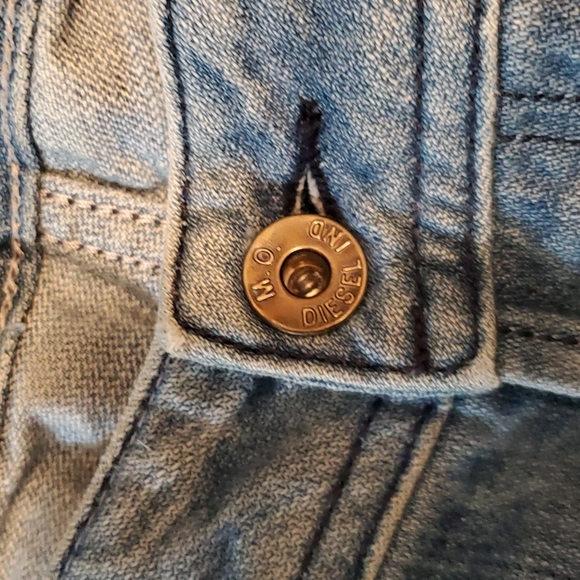 DIESEL ZATHAN Men's Bootcut Button Fly Distressed 38X32 (Actual 39-1/2"×29-1/2") - Picture 11 of 15